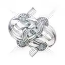 infinity symbol, infinity, continuous-line tattoo design idea