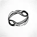 Infinity Symbol tattoo design idea