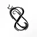 Infinity Symbol tattoo design idea