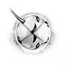 Design a tattoo depicting a football field transformed into a vibrant art canvas tattoo design idea