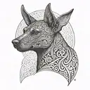 Xoloitzcuintli  tattoo design idea