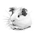 guinea pig tattoo design idea