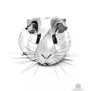 guinea pig tattoo design idea