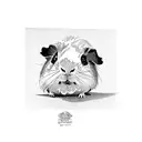 guinea pig tattoo design idea