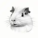 guinea pig tattoo design idea