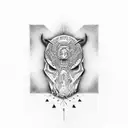 80s and 90s tattoo design idea