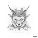 80s and 90s tattoo design idea