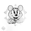 minnie tattoo design idea