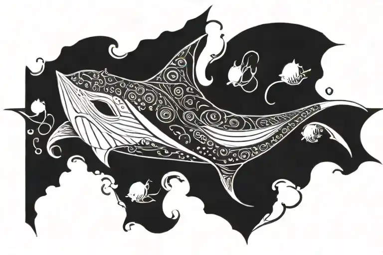 to manta ray tattoo design idea