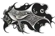 to manta ray tattoo design idea