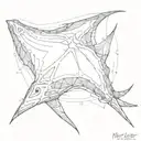to manta ray tattoo design idea