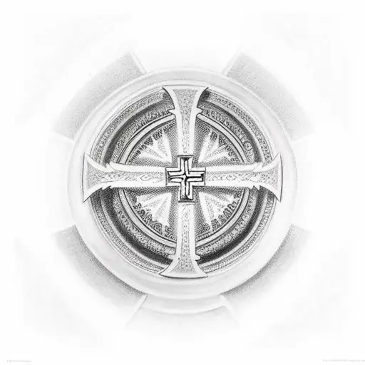 Christian Cross tattoo design idea