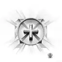 Christian Cross tattoo design idea