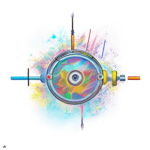 shock absorber  tattoo design idea