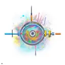 shock absorber  tattoo design idea