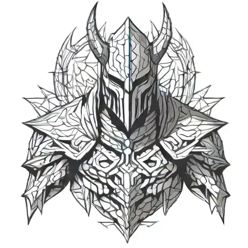 lich king tattoo design idea