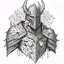 lich king tattoo design idea