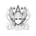 Final fantasy mashup tattoo design idea