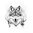 Wolf Eye, Instinct Survival innate behavior Non-verbal communication Hierarchy Adaptation Reproduction by instinct natur tattoo design idea