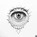 Wolf Eye, Instinct Survival innate behavior Non-verbal communication Hierarchy Adaptation Reproduction by instinct natur tattoo design idea