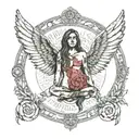 nirvana in utero cover tattoo design idea