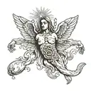nirvana in utero cover tattoo design idea
