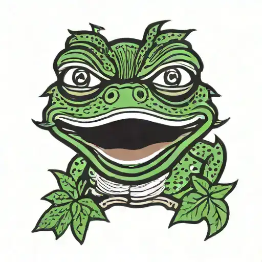 Pepe 🐸 tattoo design idea