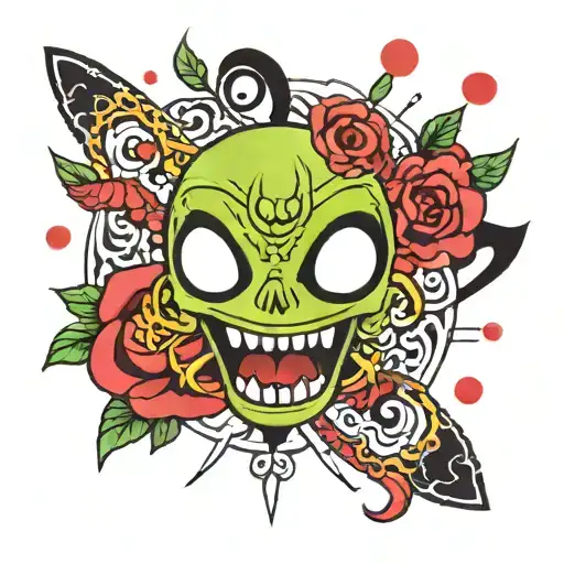 invader zim tattoo design idea