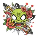 invader zim tattoo design idea