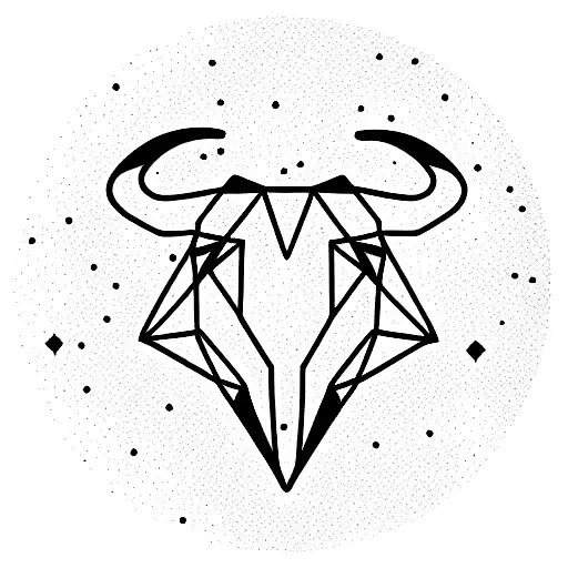 Taurus constellation  tattoo design idea