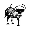 Taurus constellation  tattoo design idea