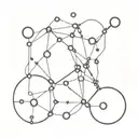 Dopamine and serotonin hormone structure intertwined tattoo design idea