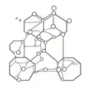 Dopamine and serotonin hormone structure intertwined tattoo design idea