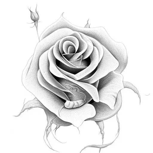 roses wiltering to alive  tattoo design idea