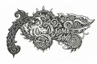 'stay humble' tattoo design idea