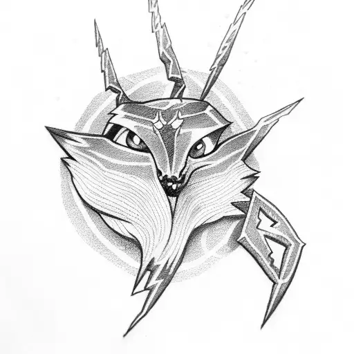 Lightning Bolt tattoo design idea