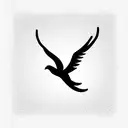 Where dreams converge and hope takes flight. A soaring bird with outstretched wings, breaking through the barriers of do tattoo design idea