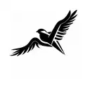 Where dreams converge and hope takes flight. A soaring bird with outstretched wings, breaking through the barriers of do tattoo design idea