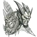 Wolverine Claw  tattoo design idea