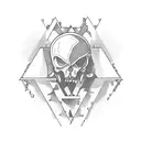 geology tattoo design idea