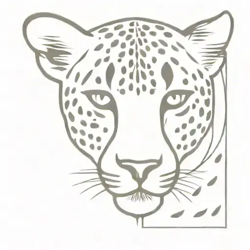 cheetah print skin complexion: theme "time tattoo design idea
