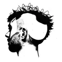 Brockhampton ginger album tattoo design idea