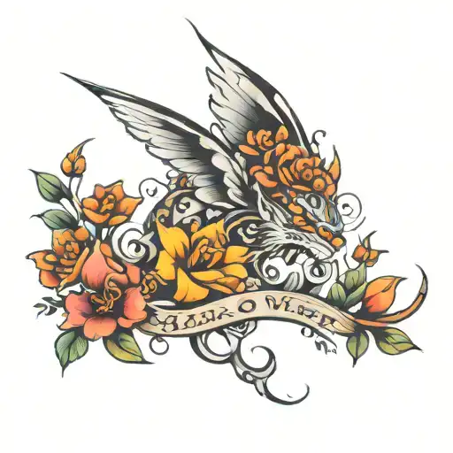 mind over matter tattoo design idea