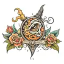 mind over matter tattoo design idea