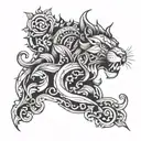 ezra tattoo design idea