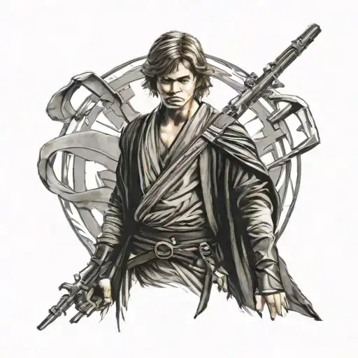 Anakin Skywalker tattoo design idea
