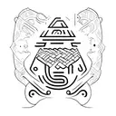ancient script tattoo design idea