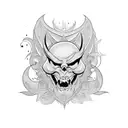 666 tattoo design idea