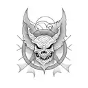 666 tattoo design idea