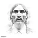 monte Rushmore con George Best, John lennon, tiziano terzani, Daniel day lewis tattoo design idea